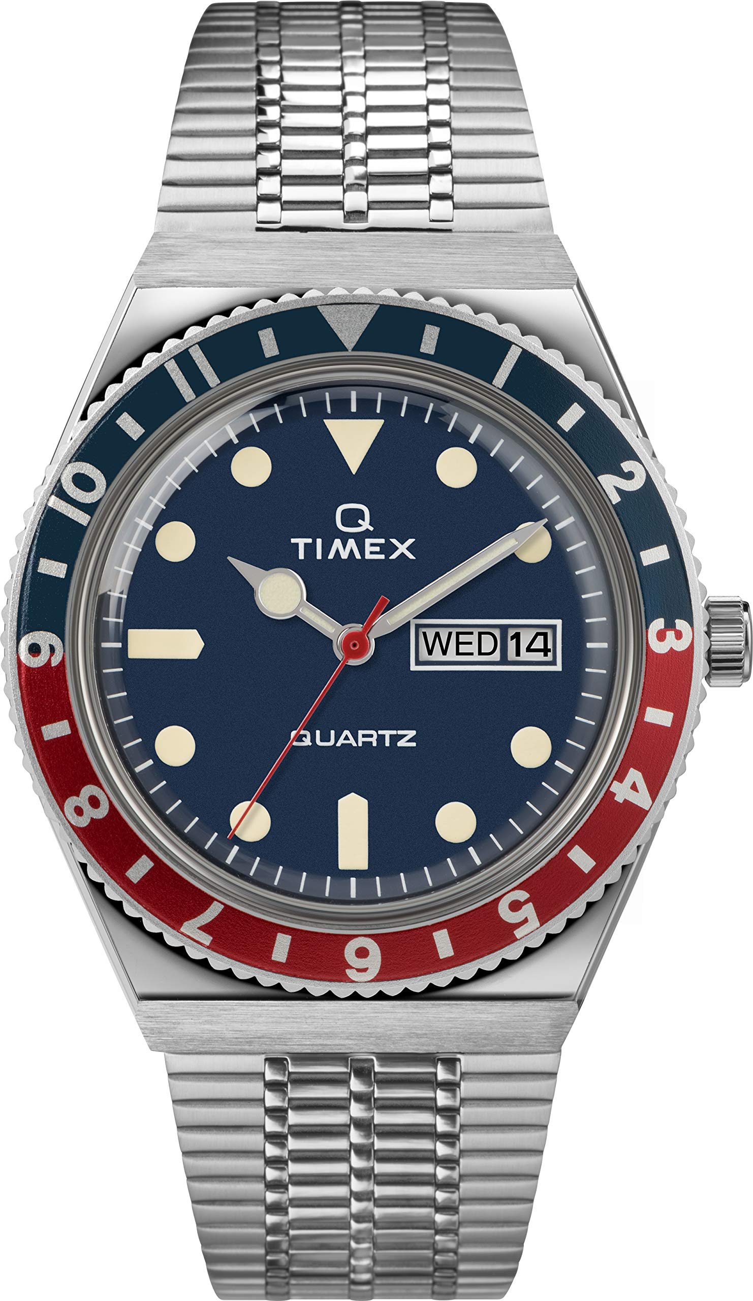timex Q Men Blue Round Analog Watch - TW2T80700U9-picture-31