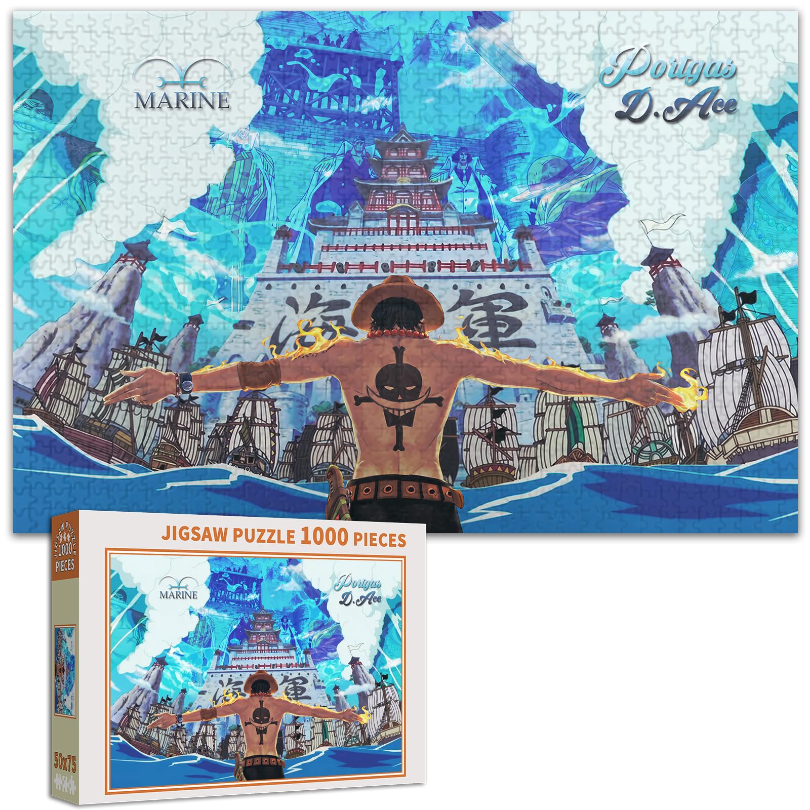 Amazon.co.jp: ワンピース ジグソーパズル 1000 PCS Hzw61-ポートガス