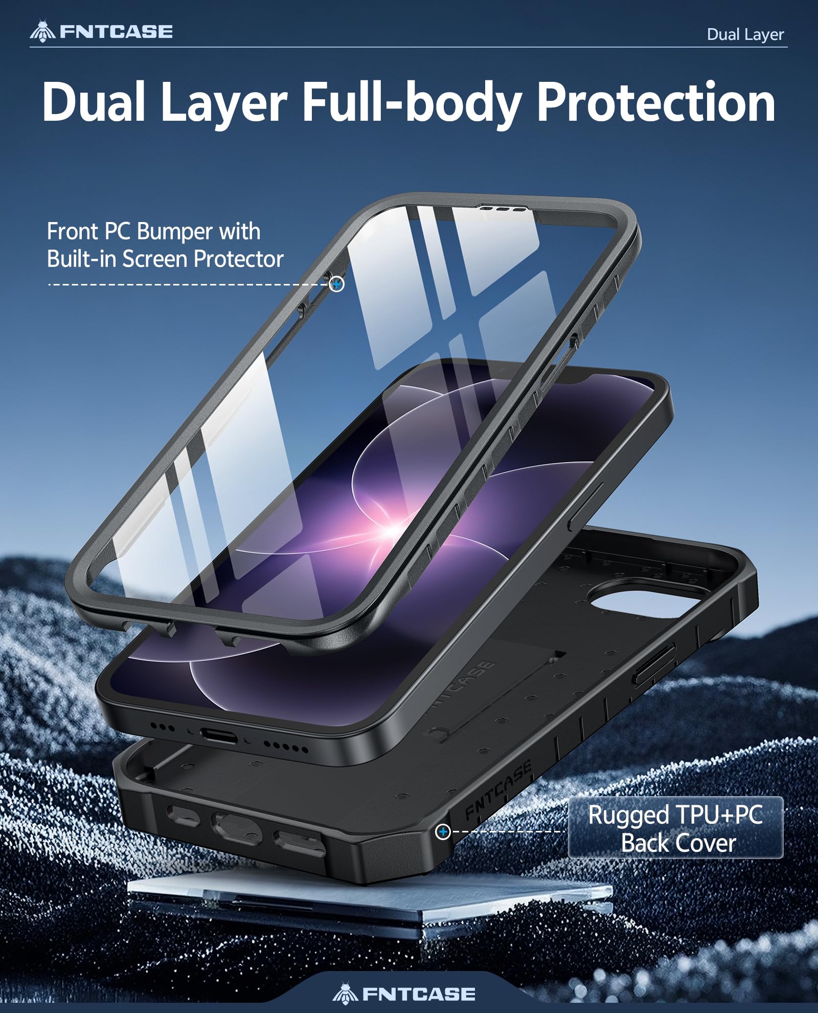 FNTCASE Funda para teléfono 17e