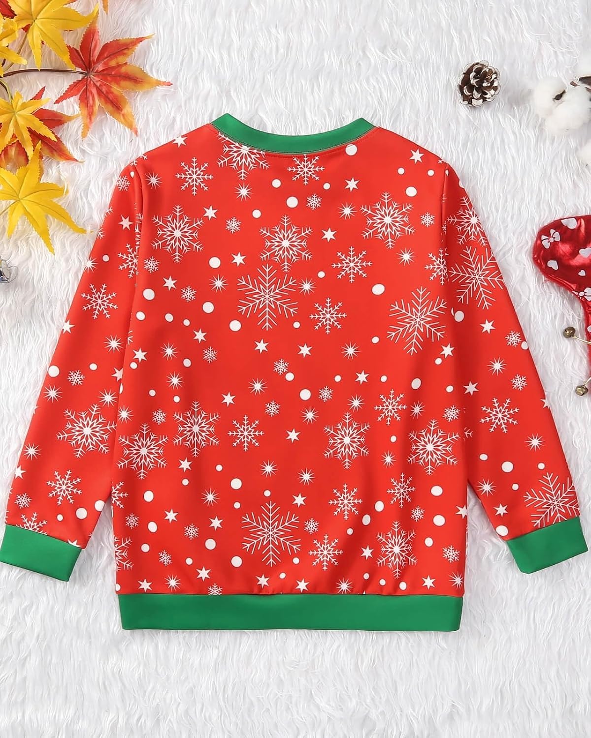 Kids Ugly Christmas Sweatshirt Boys Funny Xmas Sweaters for Teen Girls Novelty Animal Printed Pullover Top