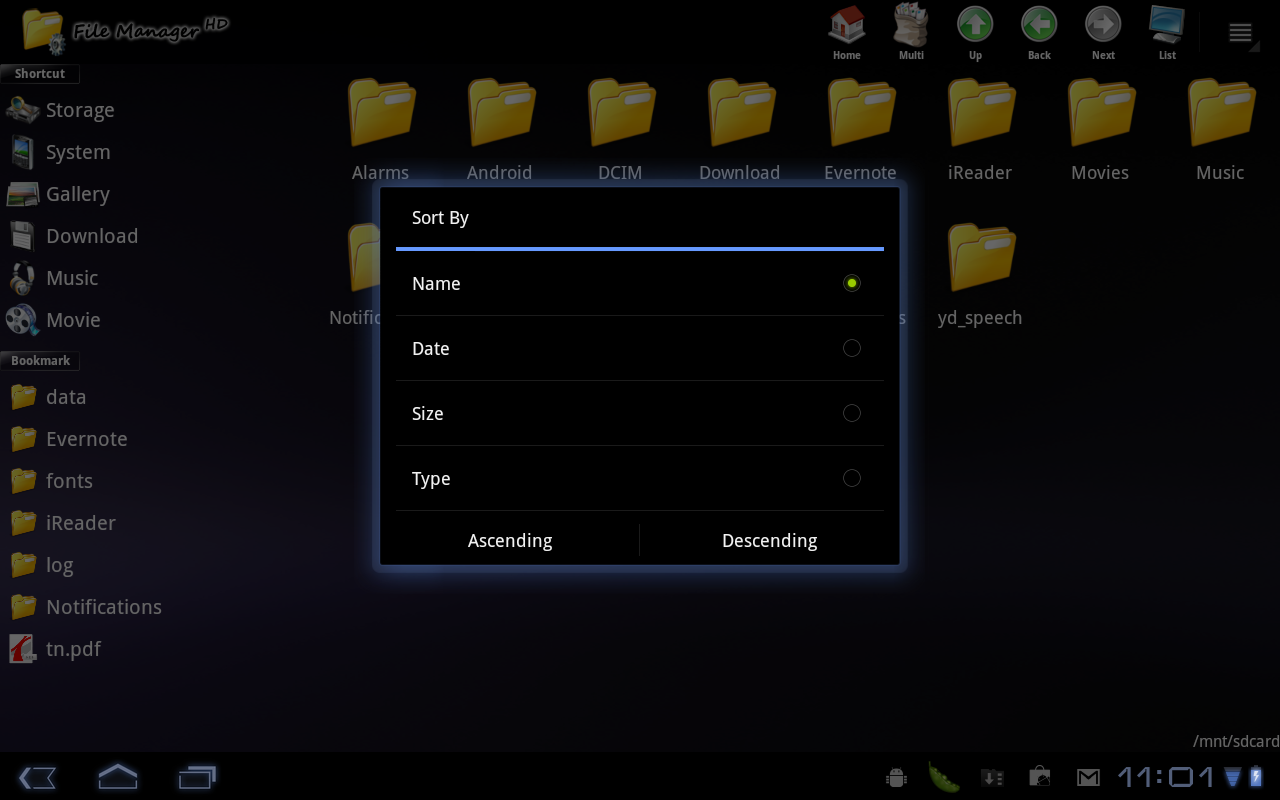File Manager HD App on the Amazon Appstore