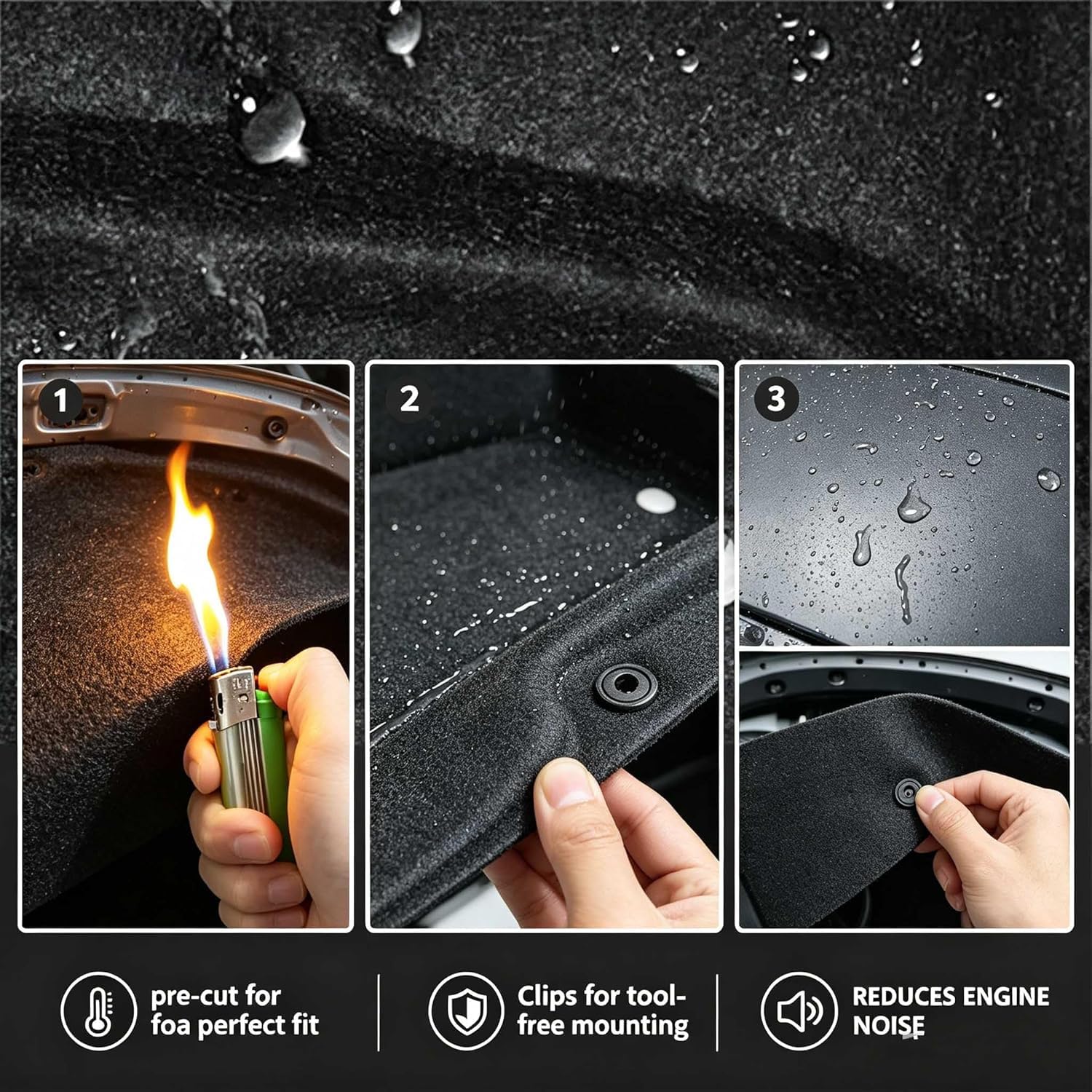 Tappetino Fonoassorbente per Audi A3 8Y ab 2020 8Y0863825A
