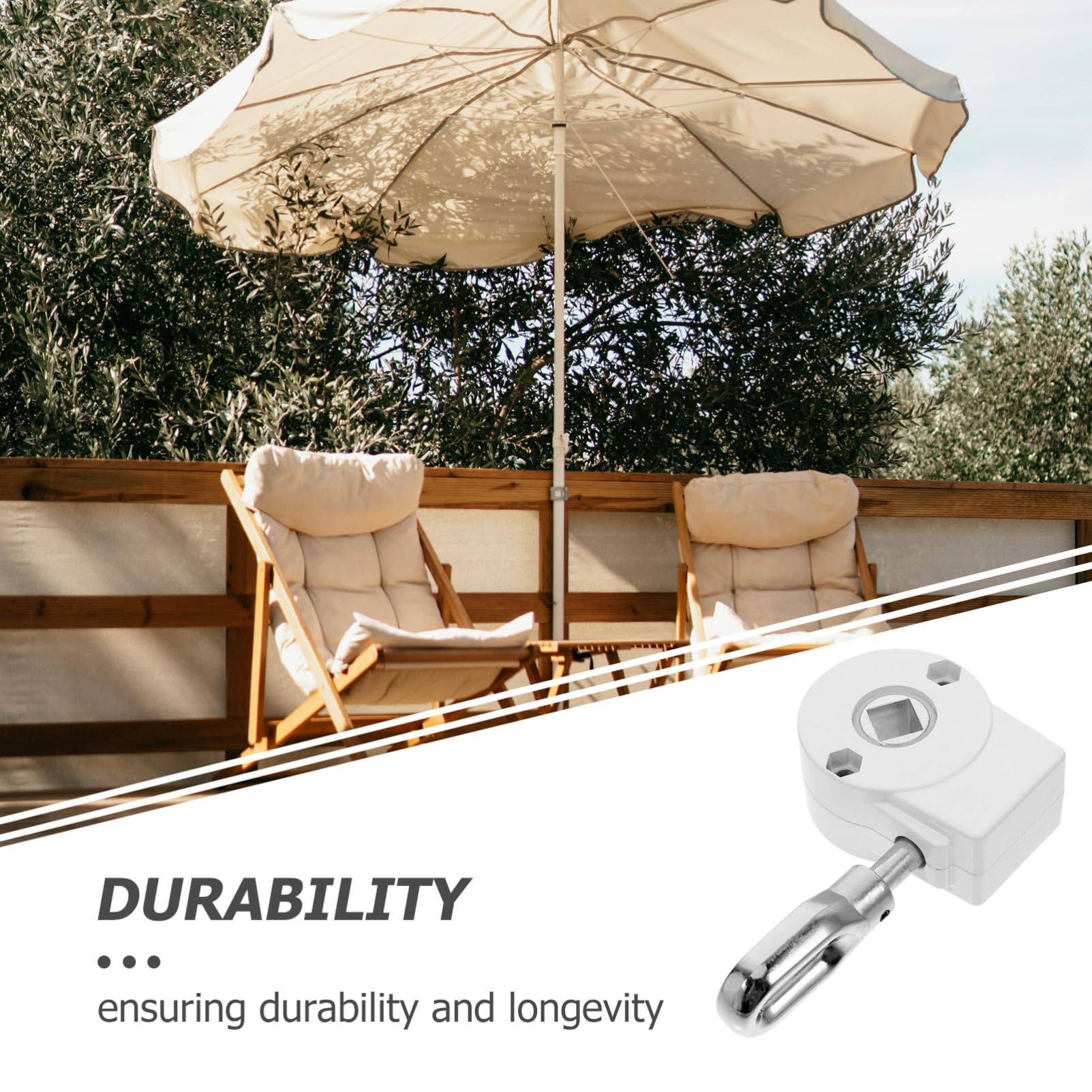 Yardwe Pièces et Accessoires pour Store Banne Manivelle en Alliage D'aluminium et Acier, Engrenage Robuste Compatible Polyvalent pour Auvent Extérieur de Balcon