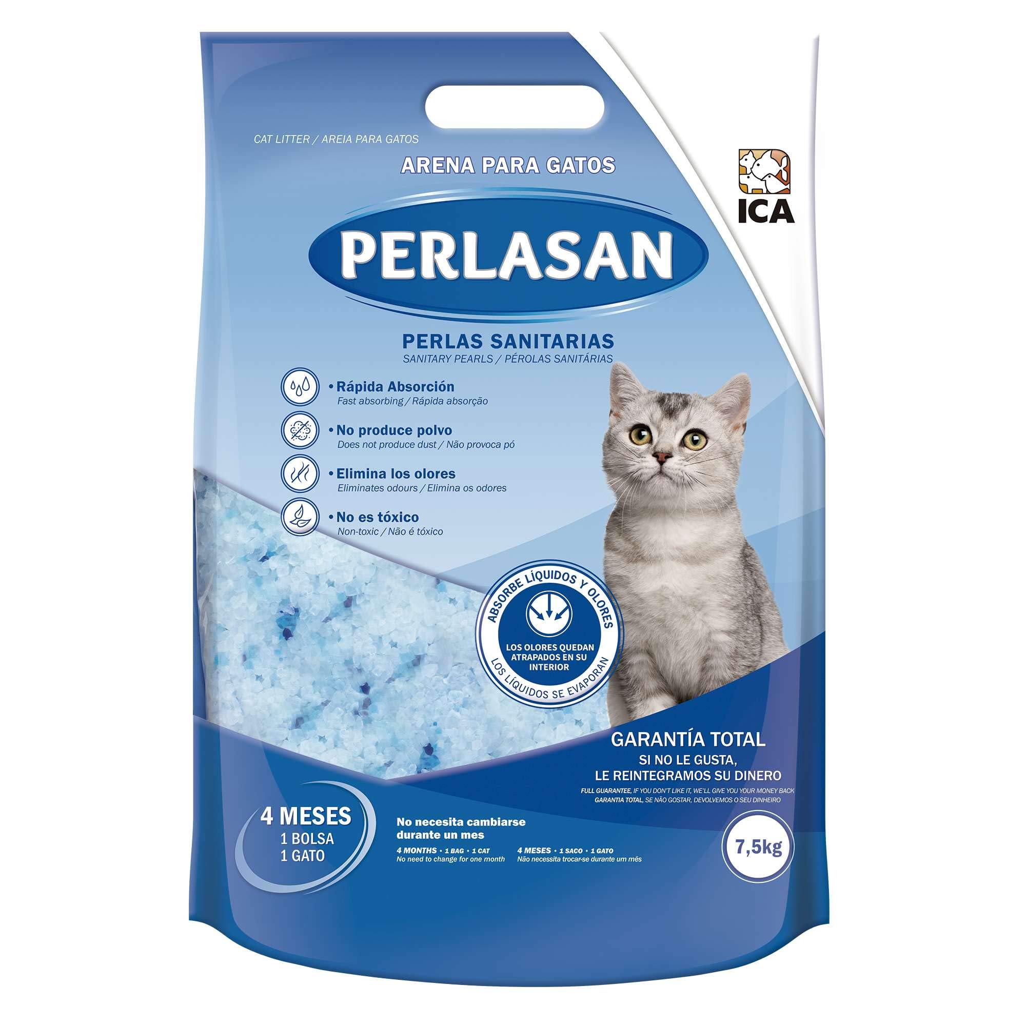 Sabbia Perla Silice per gatto 7,5 kg