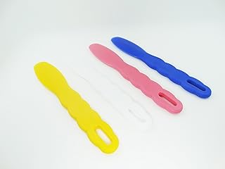 SDentÂ® USA FDA & TUV CE 1 Pack 4PCS Big Size Dental Straight Spatula Mixing Spatula Alginate Spatula Plaster Spatula 195 * 32mm 4 Colors