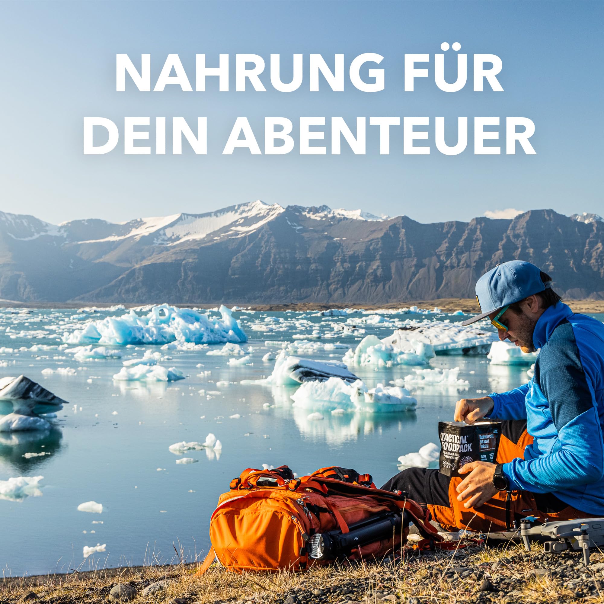 Tactical Foodpack 3er Set - 3 Gefriergetrocknete Mahlzeit (mit Fleisch) für Camping, Survival Outdoor Nahrung. Tracking oder Notfallrucksack – Fertiggerichte wie hausgemacht zum Verzehr bereit