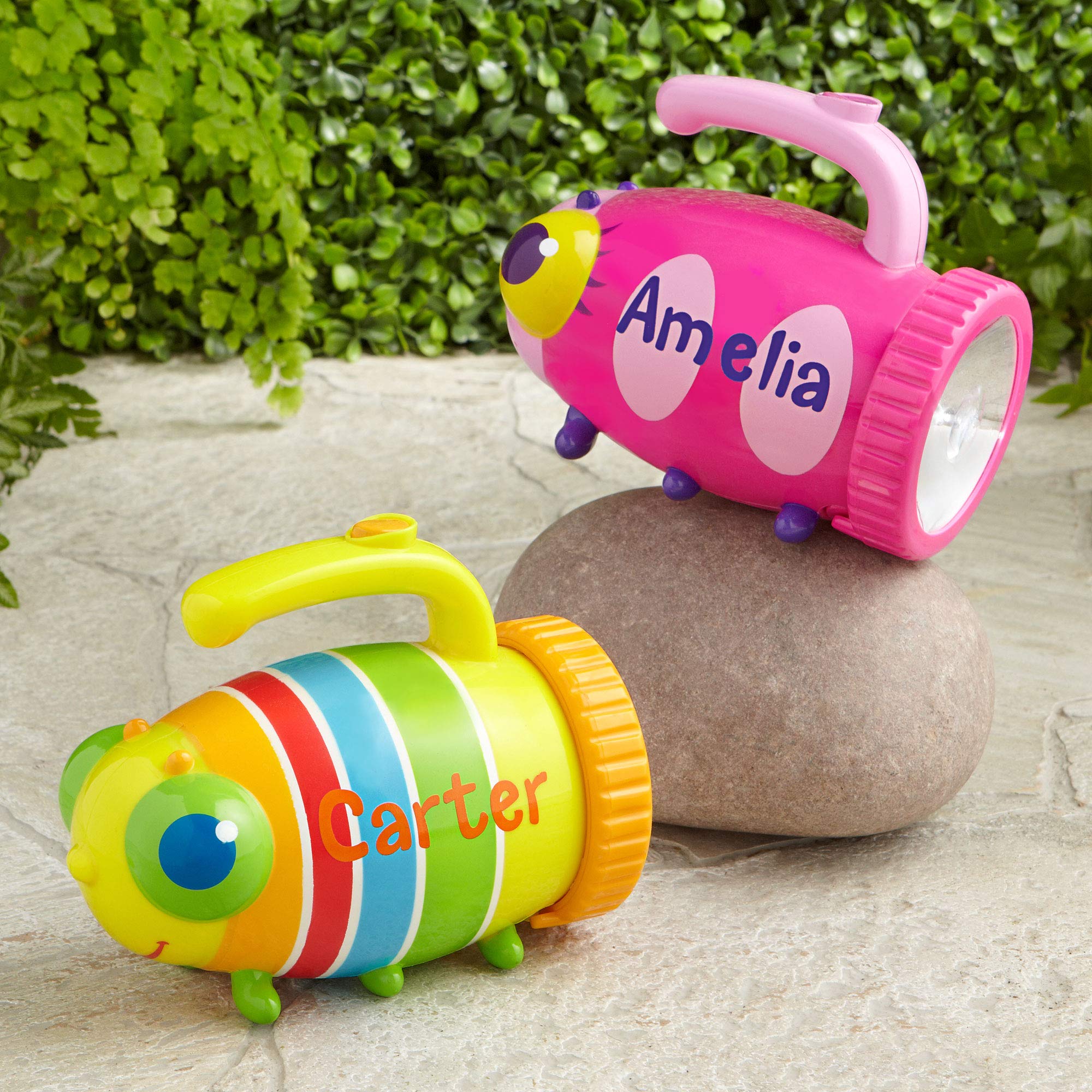 Let's Make Memories Personalized Melissa & Doug Giddy Buggy Flashlight - Kids Discovery Toy