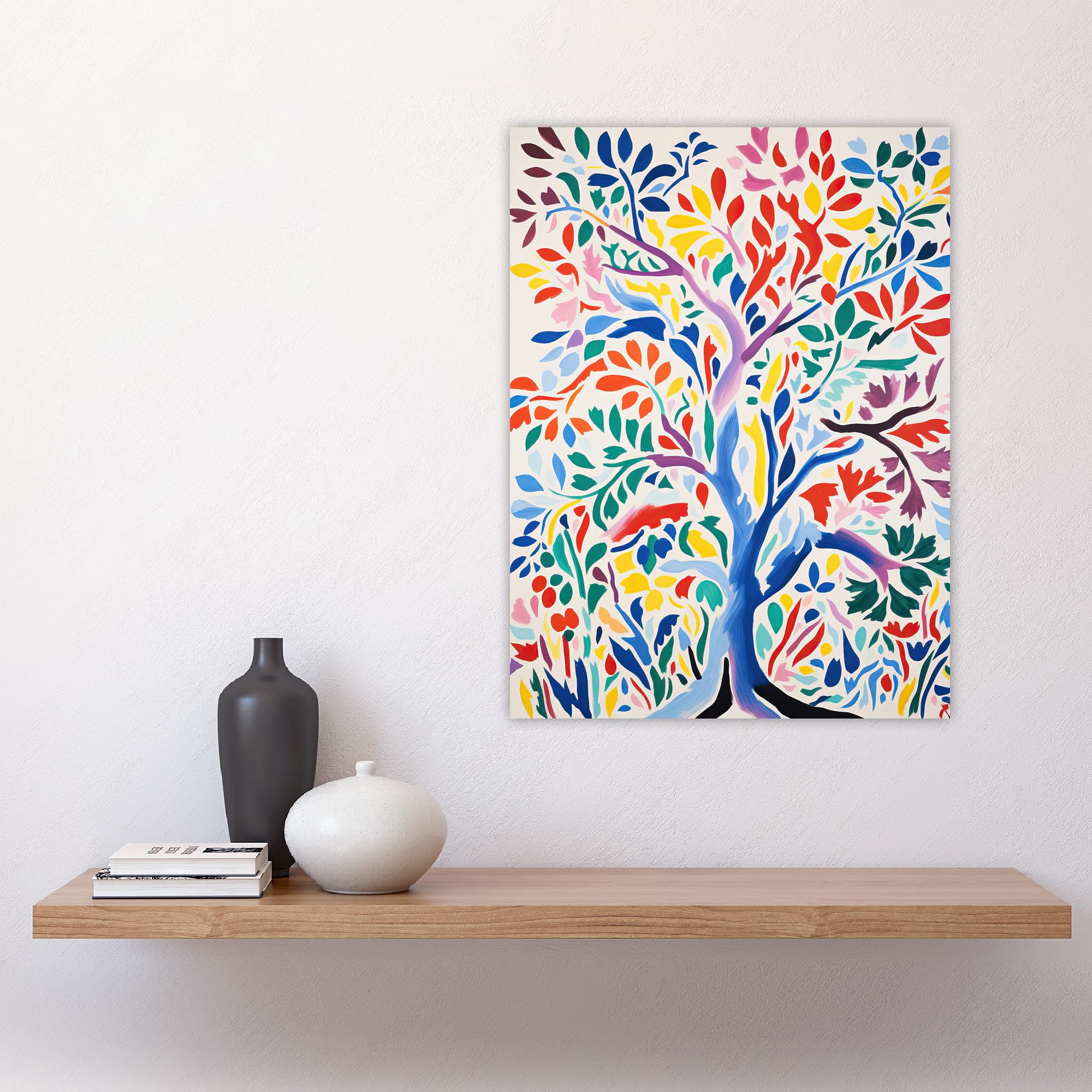 Amazon.de: Artery8 Henri Matisse Style Tree Multi Coloured Forest
