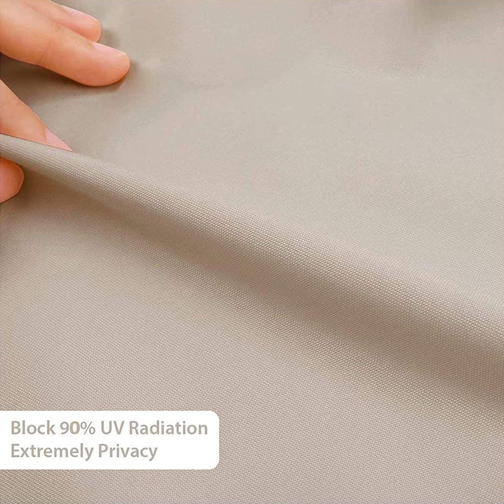 Fascette stringicavo in nylon resistenti alle intemperie per balcone, 8,5 m, protezione UV, per veranda e patio, colore marrone