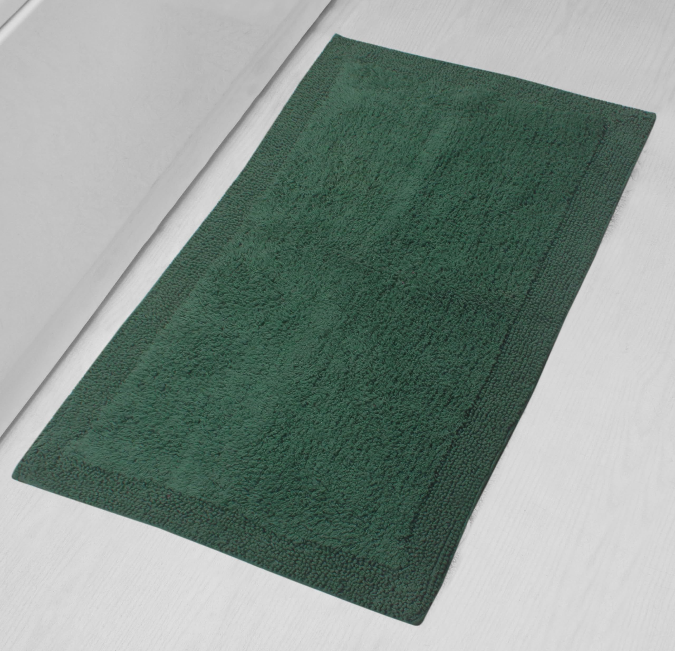 Home Weavers Luxury Collection Zestaw 100% dwustronnych bawełnianych dywaników łazienkowych, nadaje się do prania, bardzo miękki i chłonny dywanik łazienkowy, zestaw mat łazienkowych, antypoślizgowa