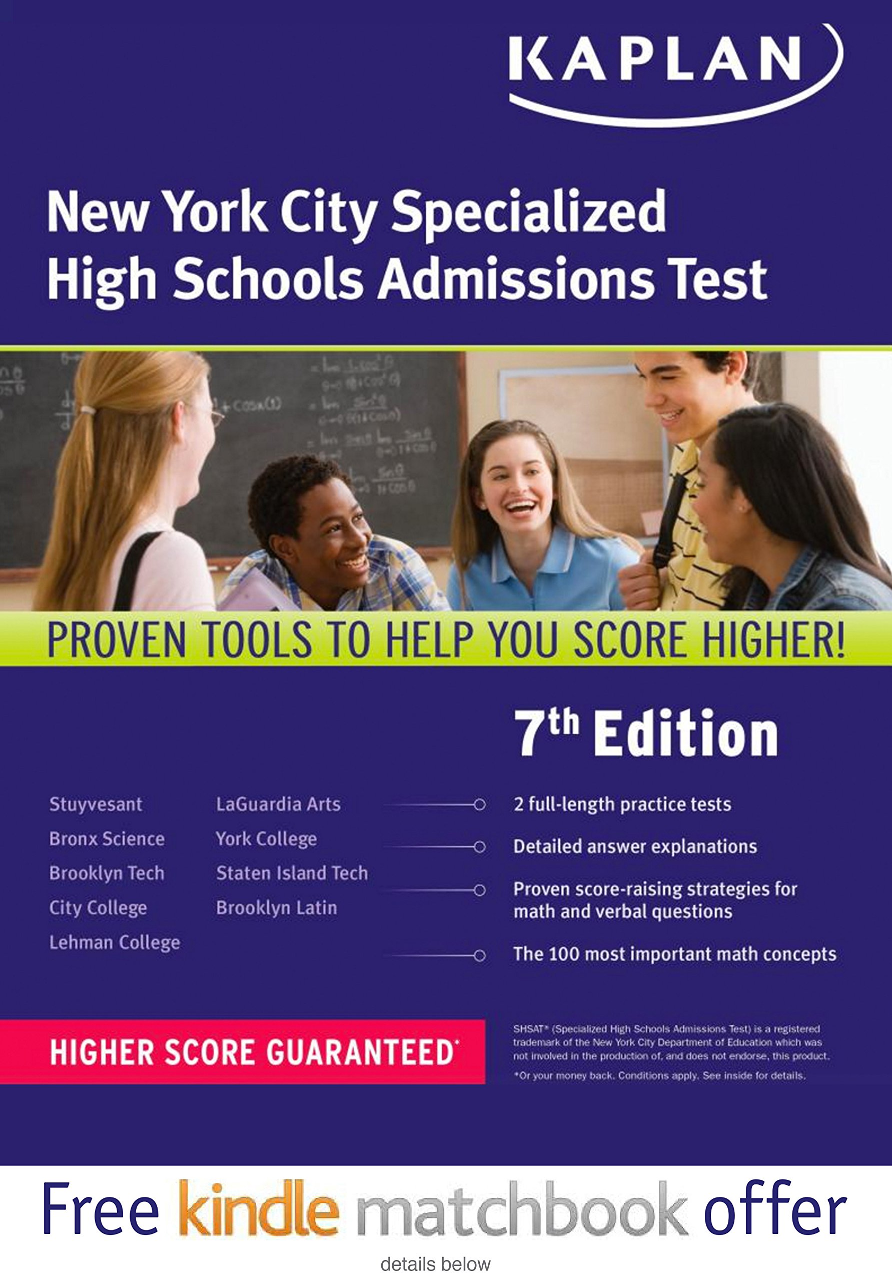 Kaplan New York City Specialized High School Admissions Test (Kaplan Test Prep) Seventh Edition
