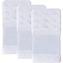 Bra Extender 3 Hook Elastic Stretchy Bra Band Extension 3pcs-Pack
