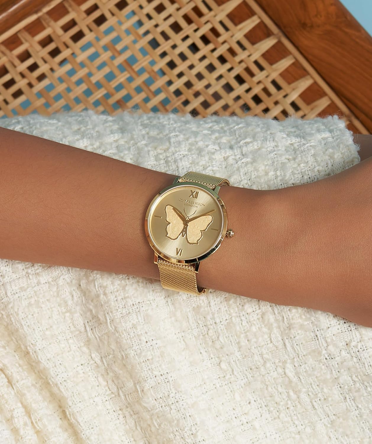 Olivia Burton Signature Butterfly Women’s Watch – 35mm, 2H Quartz Movement, Water Resistant 30M (3ATM)