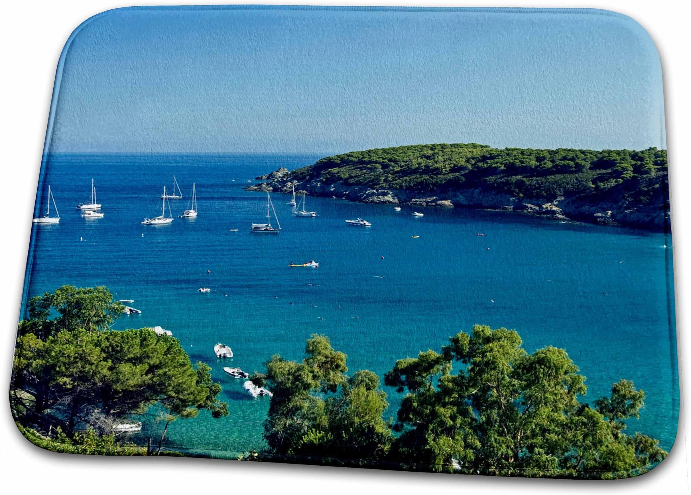 3dRose Bathroom Bath Rug Mat - Fetovaia, Isola dElba, Elba, Tuscany, Italy - EU16 NTO0523 - Nico Tondini Tuscany