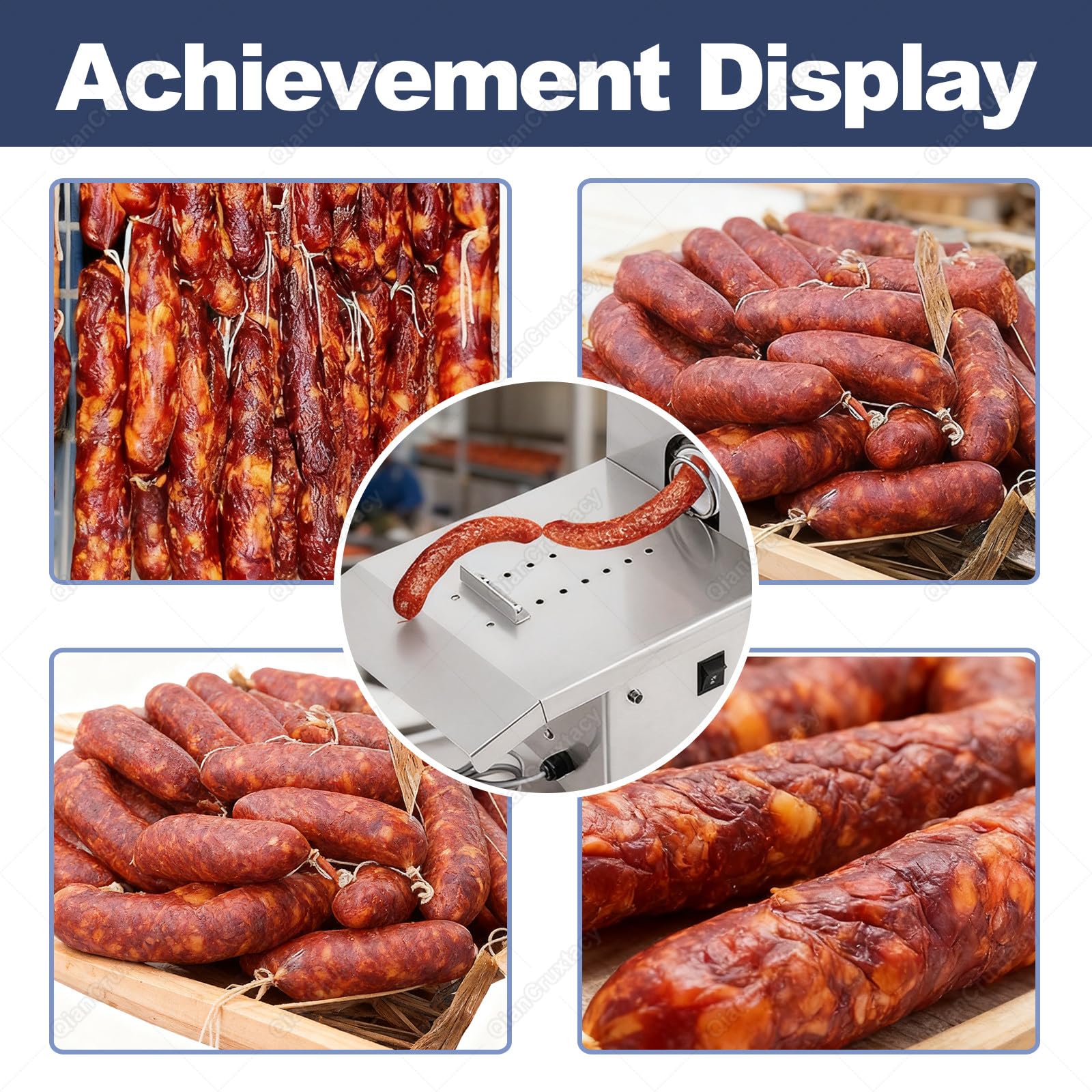 Machine de nouage automatique de saucisses, en acier inoxydable 304, longueur réglable de 3 à 18 cm, nettoyage facile, pour la maison, les boucheries, les restaurants