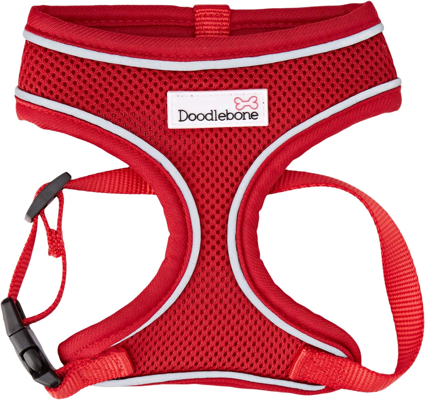 Doodlebone Airmesh Dog Harness, Red, Small