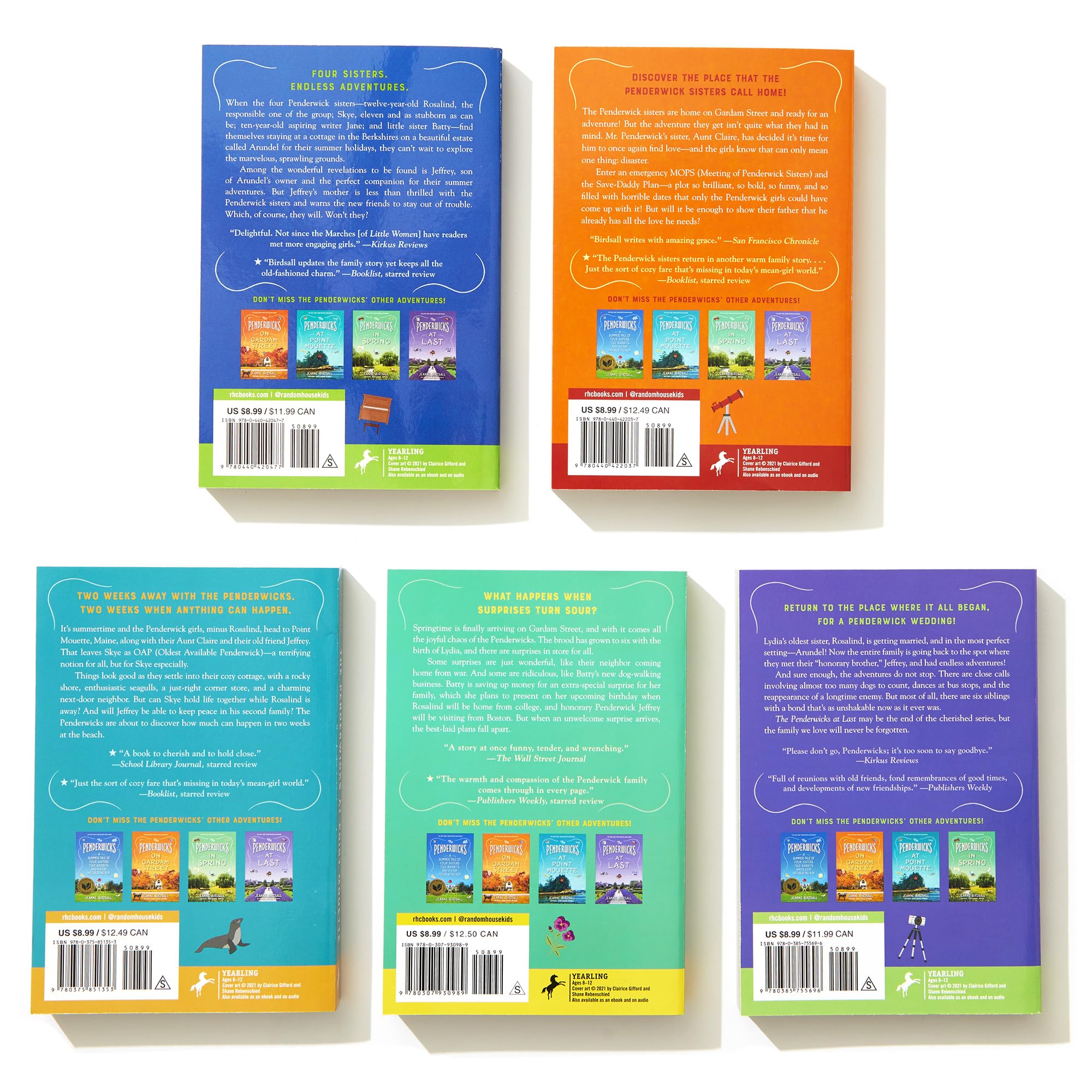 The Penderwicks Paperback 5-Book Boxed Set: The Penderwicks; The Penderwicks on Gardam Street; The Penderwicks at Point Mouette; The Penderwicks in Spring; The Penderwicks at Last: 1-5