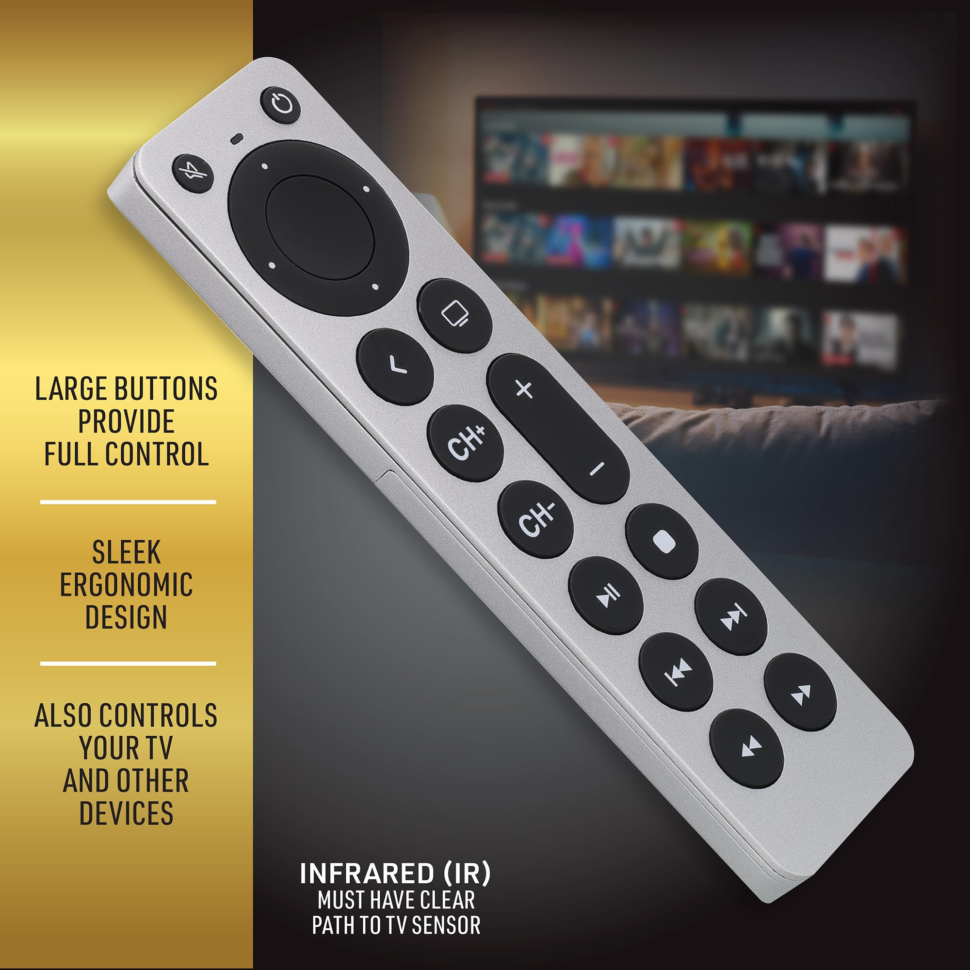 Amazon.com: Xtreme Universal Replacement Remote for Apple TV Amazon.com: Xtreme Universal Replacement Remote for Apple TV