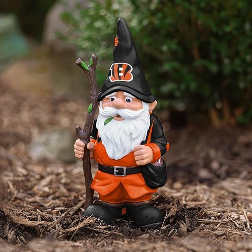 Vista 20 de NFL Team Logo Holding Stick Garden Statue Outdoor Gnome 2-Varios