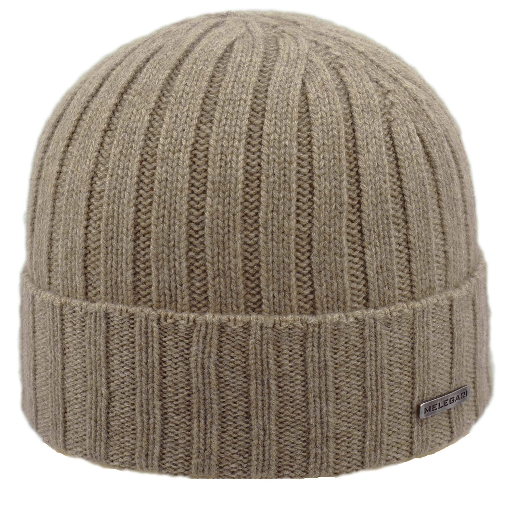 Melegari Berretto Cuffia Beanie Trento | 100% Cashmere | Made in Italy | Unisex