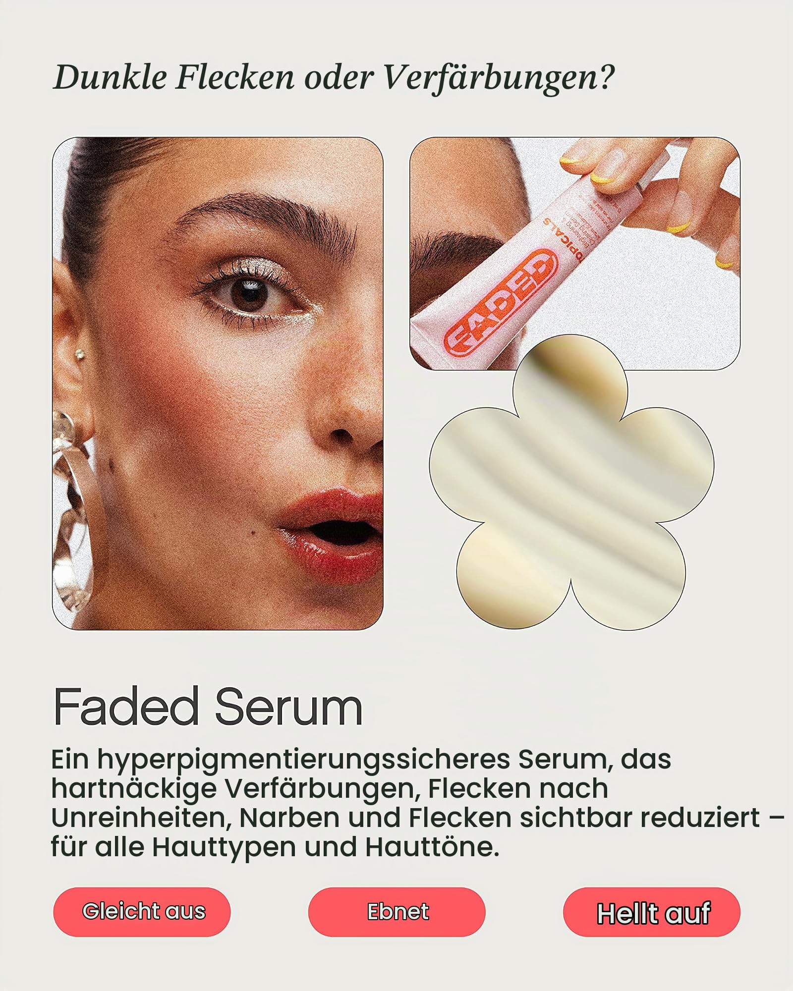 Topicals Mini-Serum für dunkle Flecken und Verfärbungen | Entfernt Flecken nach Hautunreinheiten, Narben und Flecken, Kojisäure & Niacinamid, dermatologisch getestet, vegan