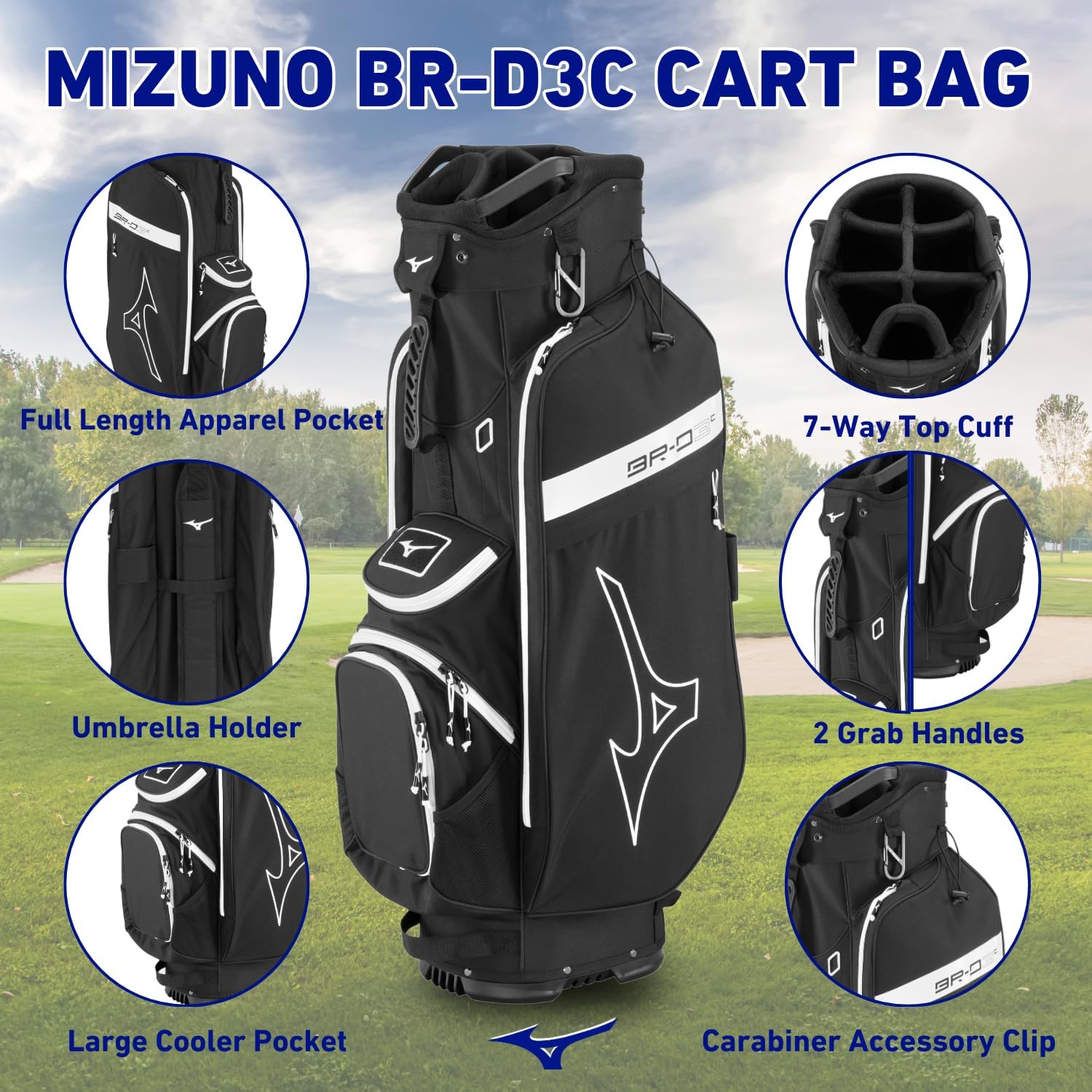 Mizuno BR-D3C Cart Golf Bag