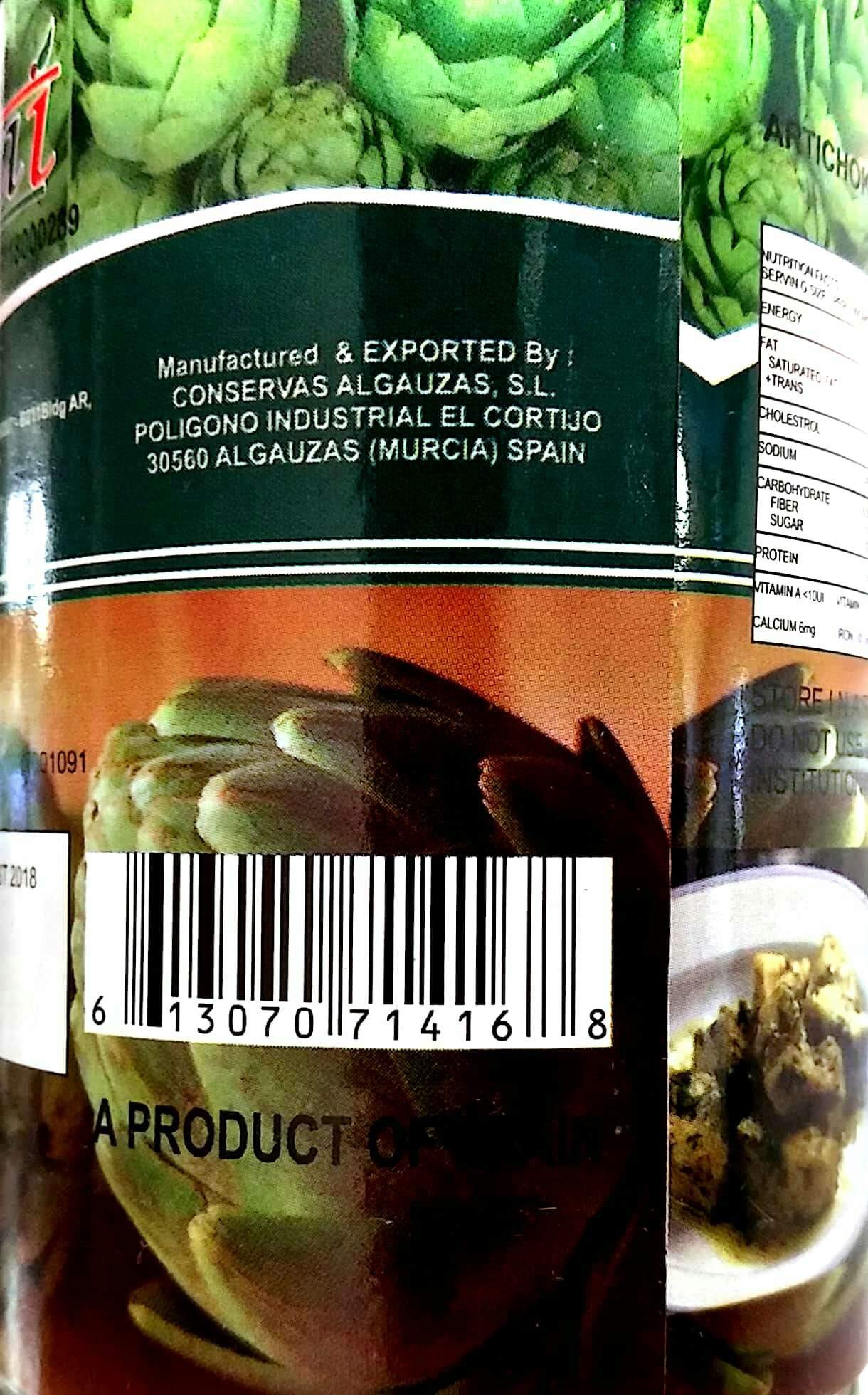 Delicias Artichoke Hearts, 390g 3