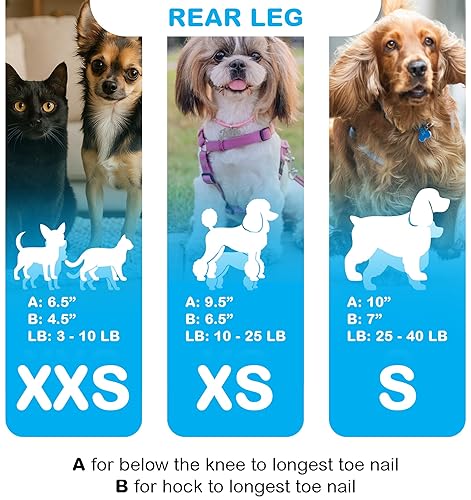 Miniatura 4 de Férula trasera estándar para perros con lesiones, artritis, fracturas o esguinces, férulas traseras duraderas y ligeras para tratamiento de