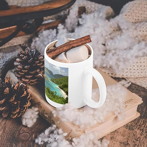 Miniatura 6 de 3dRose mug_70005_2 "USVI, St. John, Trunk Bay, Islas Vírgenes NP-CA37 CMI0147 - Cindy Miller Hopkins" - Taza de cerámica, 15 onzas, multicolor