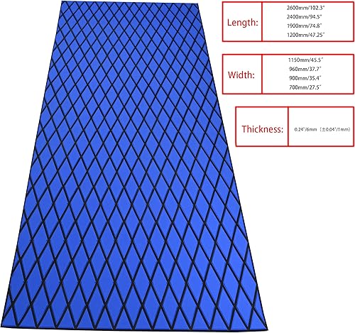 Miniatura 8 de 102.3 x 45.2 pulgadas, patrón de diamante, cubierta de mar, autoadhesivo, para lancha, cubierta de espuma EVA, antideslizante, para lancha motora,