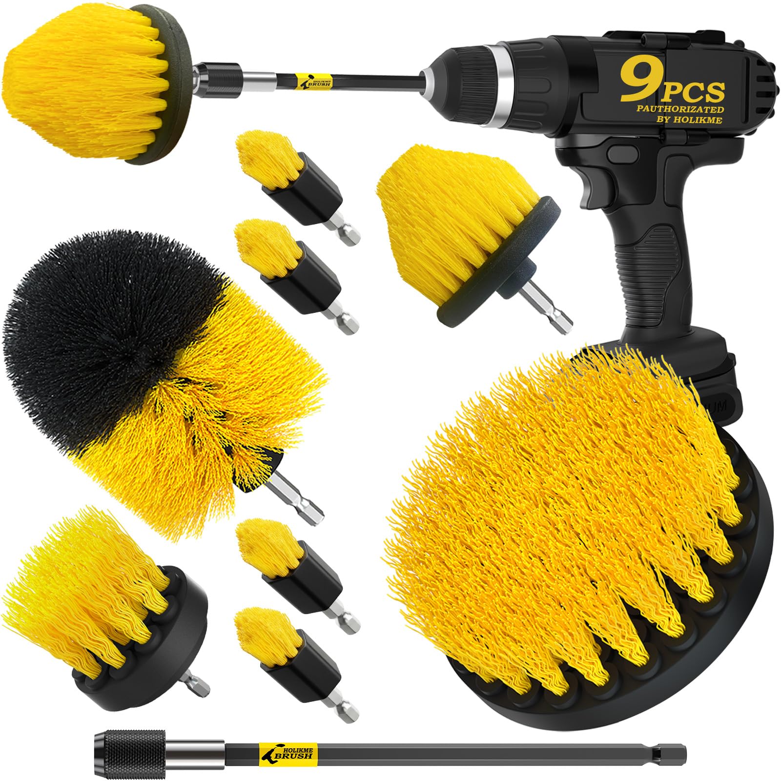Amazon.com: Holikme 9Pack Drill Brush ，All Purpose Drill Brush