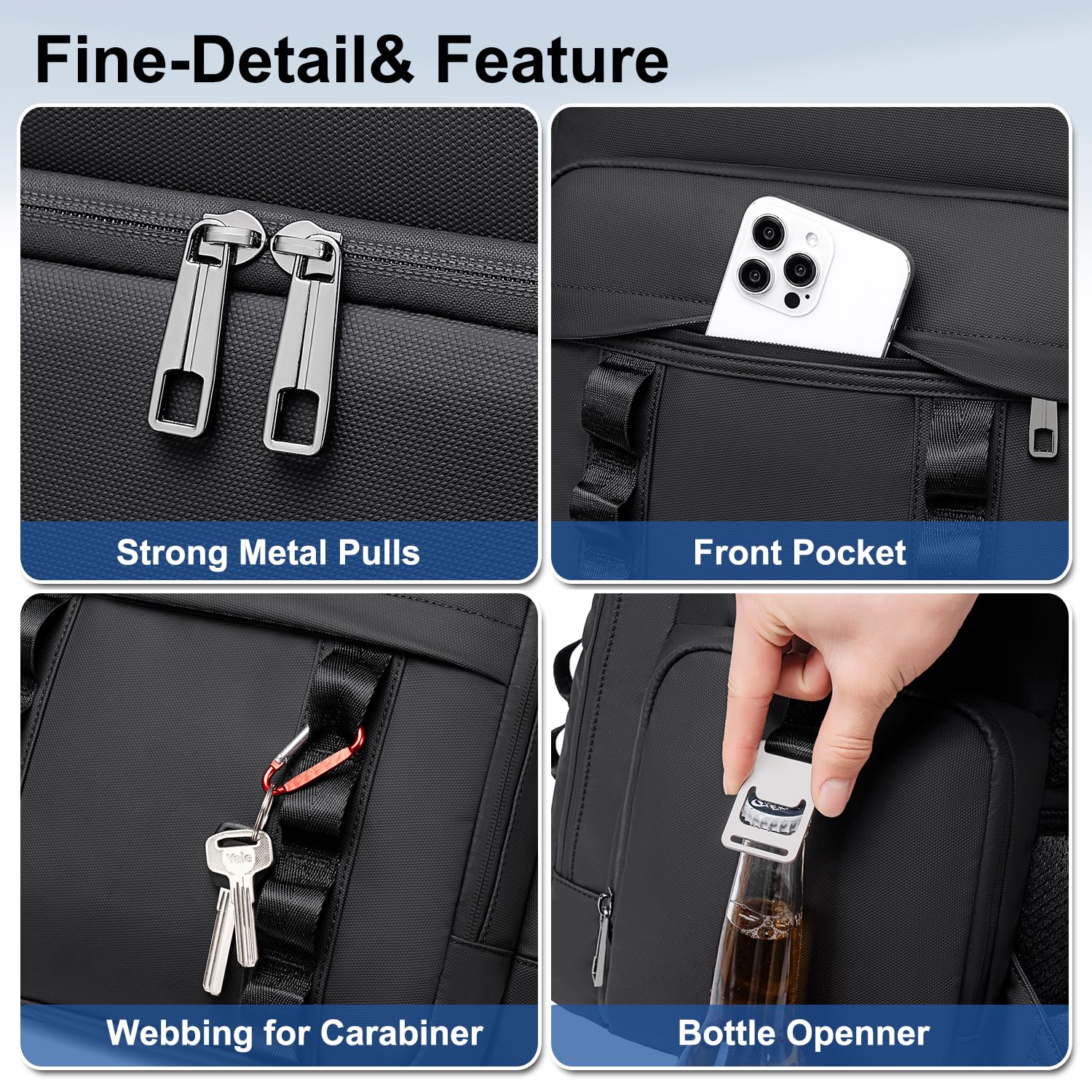 Mochila térmica aislada, bolsa térmica suave impermeable de doble cubierta, mochila enfriadora a prueba de fugas para hombres y mujeres para viajes, campamento, picnic, playa, picnic, al aire 7