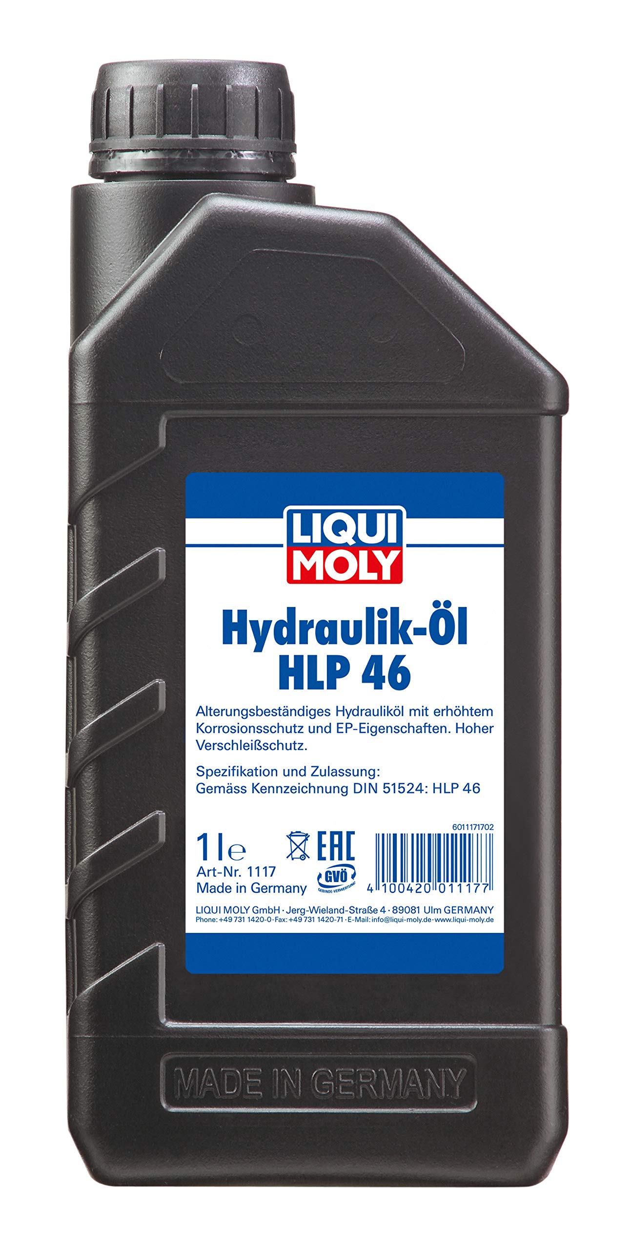 4X Original Liqui Moly 1L Hydrauliköl Oil Öl HLP 46 1117