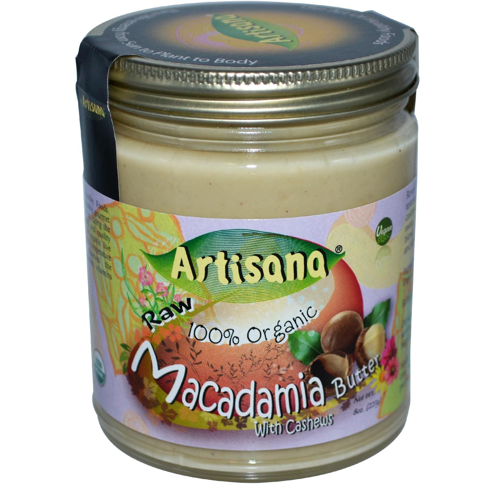 Macadamia-Cashew Butter, Raw, Organic, 8 oz.