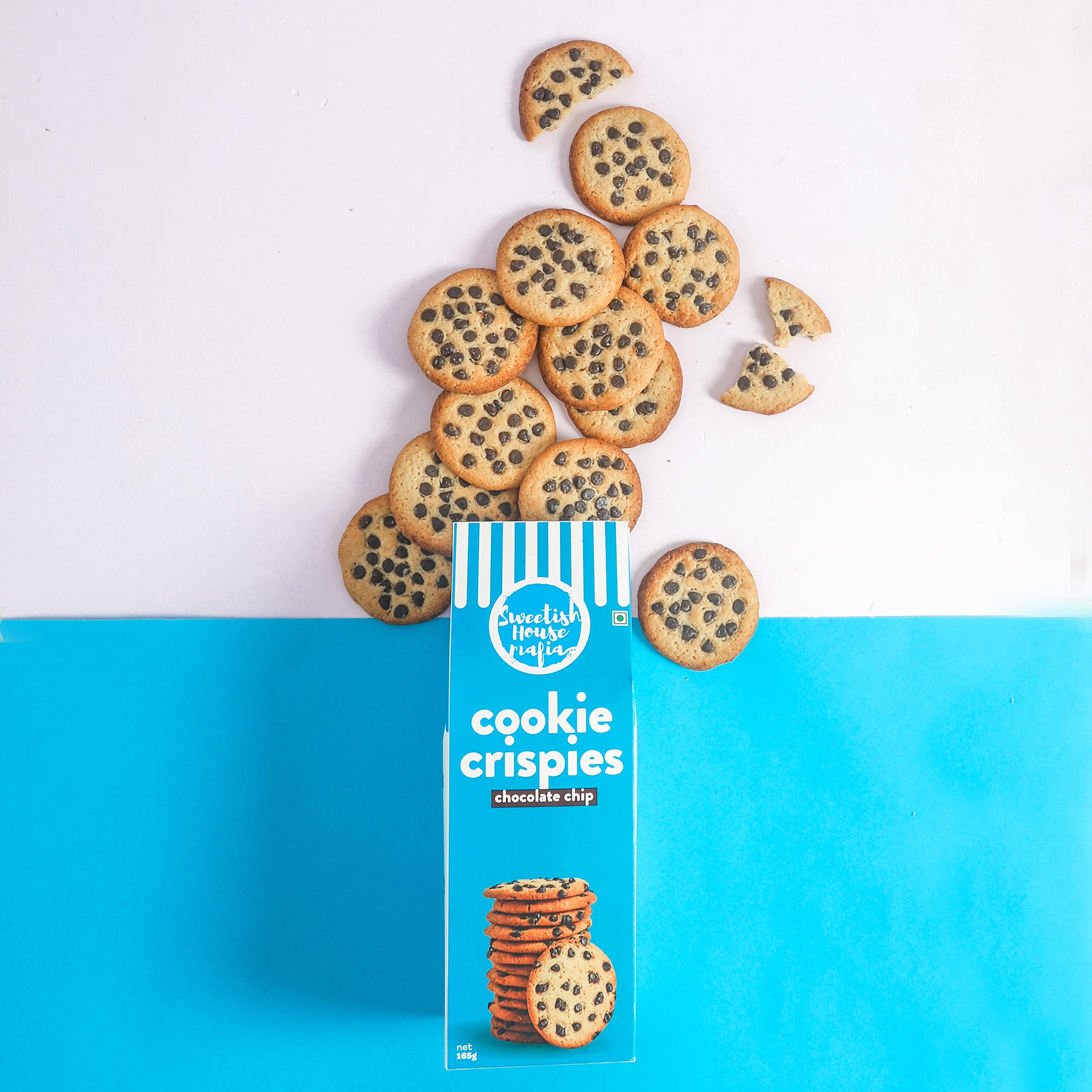 Sweetish House Mafia Classic Chocolate Chip Cookie Crispies | Pack Of 160 g | Best Tea Time Snacks | Egg Free | 100% Vegetarian | Gifit For Loved one (B0C2MDLX8P) Amazon Price History, Amazon Price Tracker