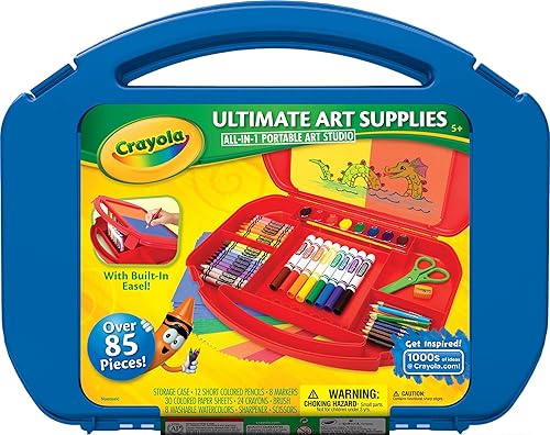 Miniatura 1 de Crayola Ultimate Art - Estuche con caballete 85 piezas regalo para niños multicolor 1225 x 1575 x 225 pulgadas