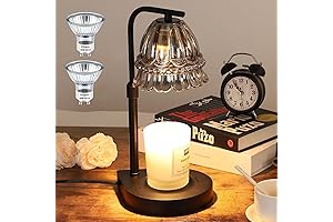 Vintage Twist Metal Candle Warmer with Dimming Timer