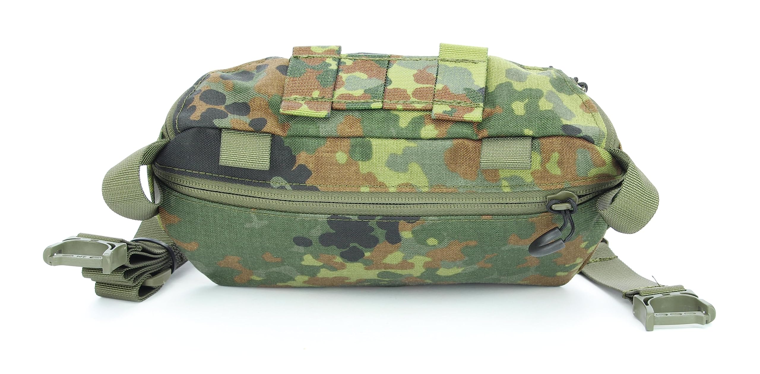 Hüfttasche Modular 1,8L mit MOLLE, abnehmbarem Gurt, Klettflausch, Karabiner und Rückfach für Ballistik – robuste Gürteltasche für Beruf, Freizeit, Outdoor, Taktik, Militär, Survival, Adventure