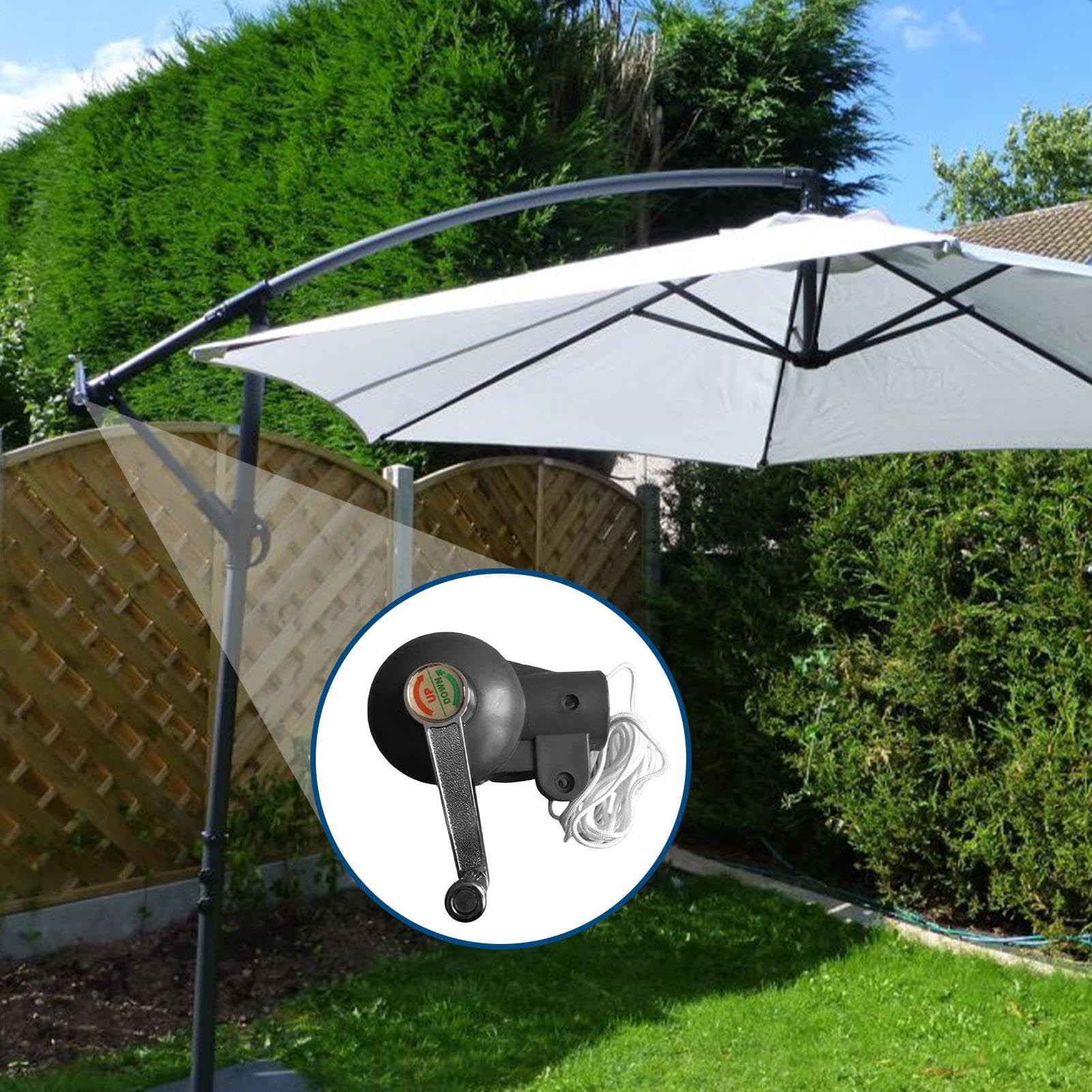 Pièces de Rechange pour Parasol Terrasse Manivelle Poignée Déporté