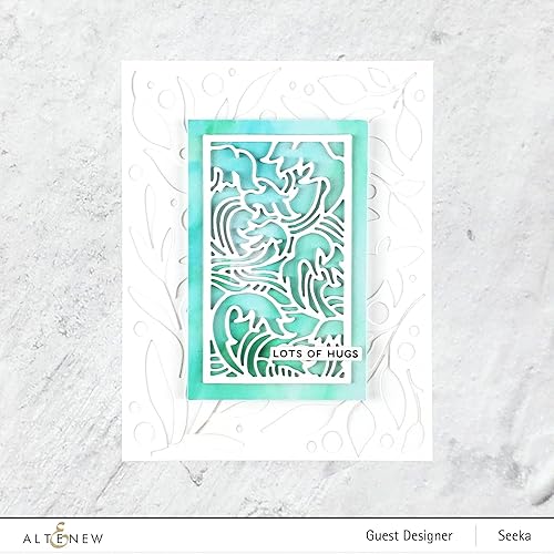 Miniatura 5 de Altenew Troquel con patrón de hojas sin residuos, hermosos troqueles florales para manualidades de papel, tarjetas y álbumes de recortes, troqueles