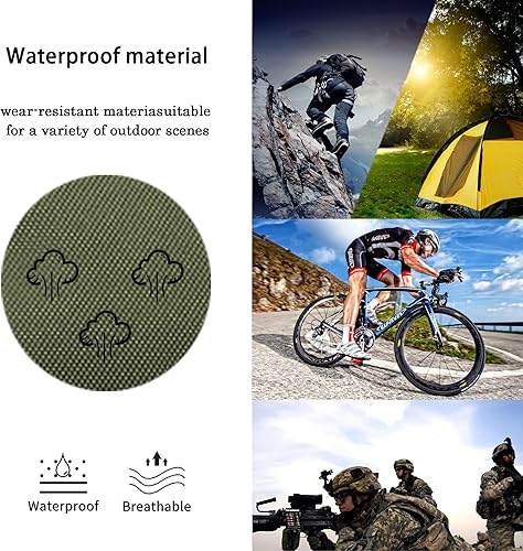 Miniatura 3 de Mochilas tácticas militares 45L ejército 3 días paquete de asalto 3 días Bug Out bolsa de trekking mochila con sistema Molle, Verde, Mochilas Daypack