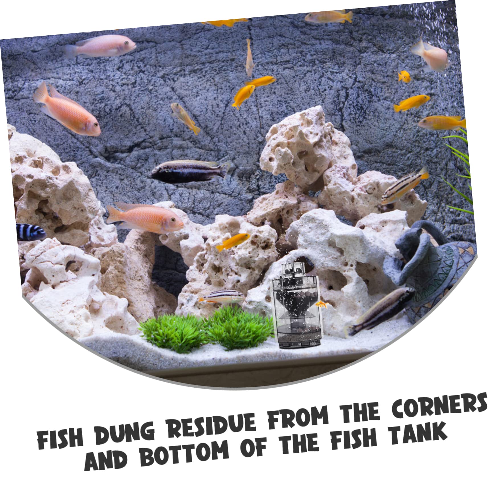 Gadpiparty 2stücke Aquarium Reinigungswerkzeug Für Müheloses Entfernen Von Fischkot Und Schmutz Praktisches Wasserwechselgerät Langlebig Und Komfortabel Der Handhabung Für