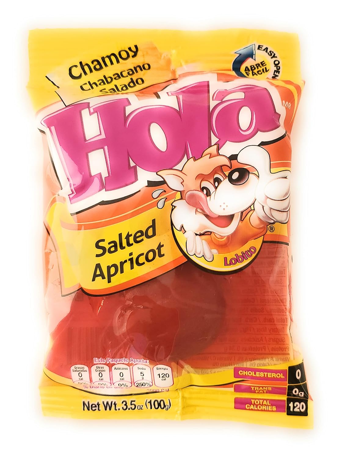 Hola Lobito, Saladulces, Salted Lemon Apricot, 1.2 Ounce