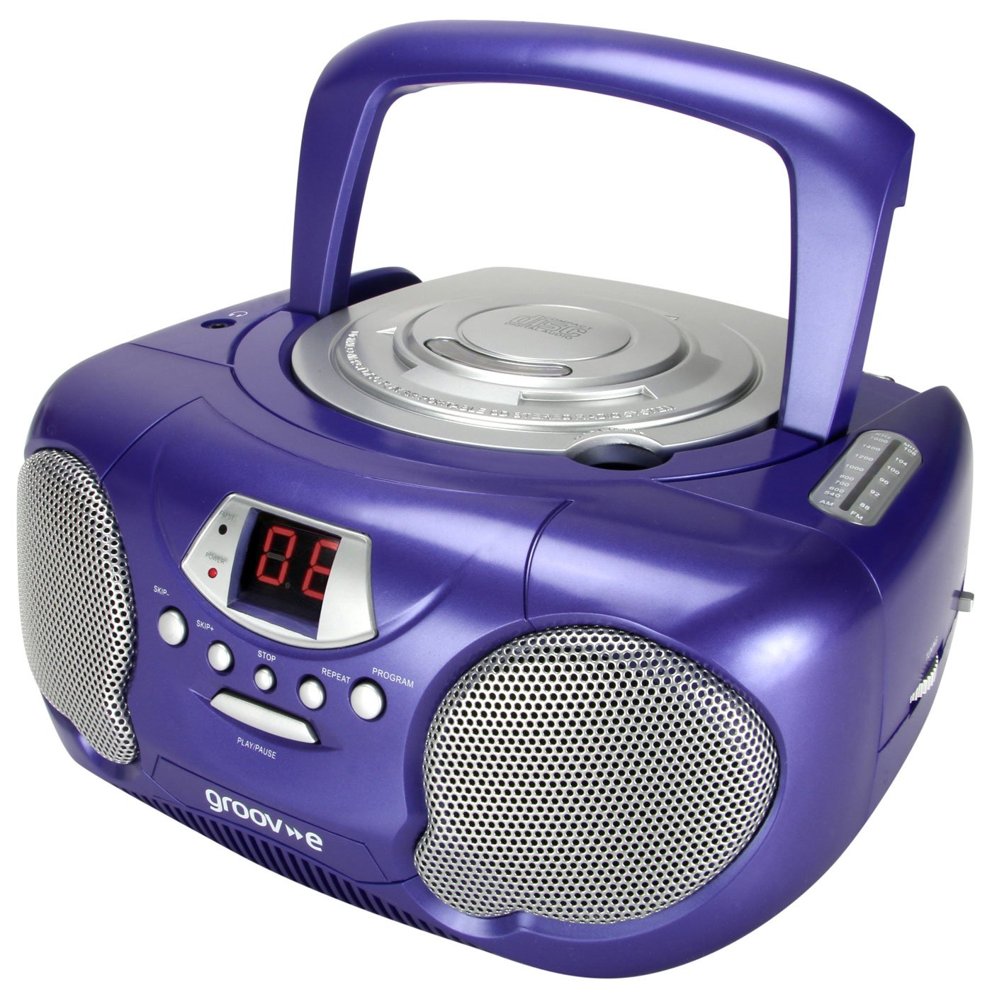 Buy Groove Boombox Portable CD Player with Radio & Headphone Jack