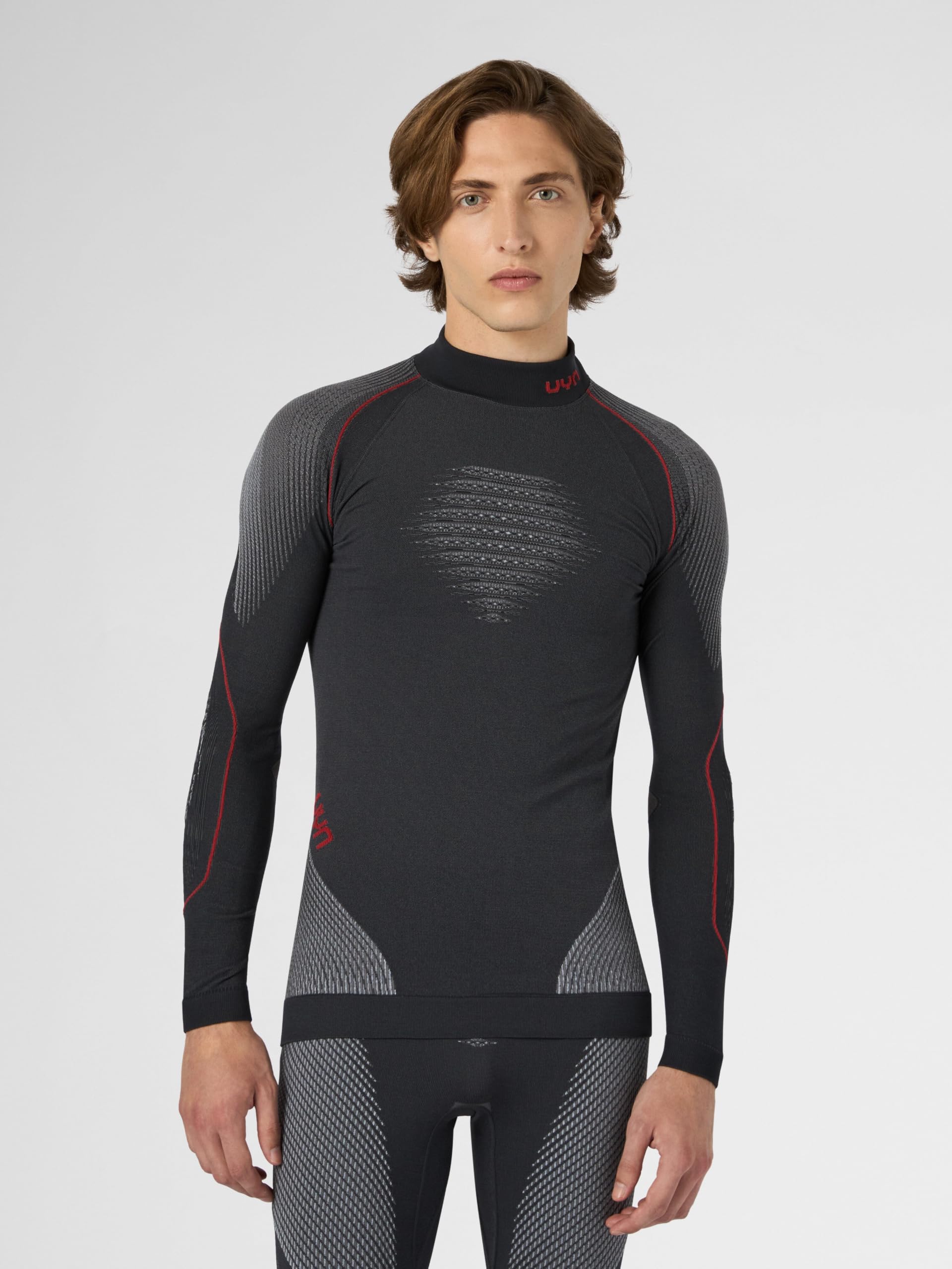 UYN Maglia Termica Dolcevita Evolutyon – Intimo Bio-Based Natex Traspirante con Coolvent e Design Hypermotion