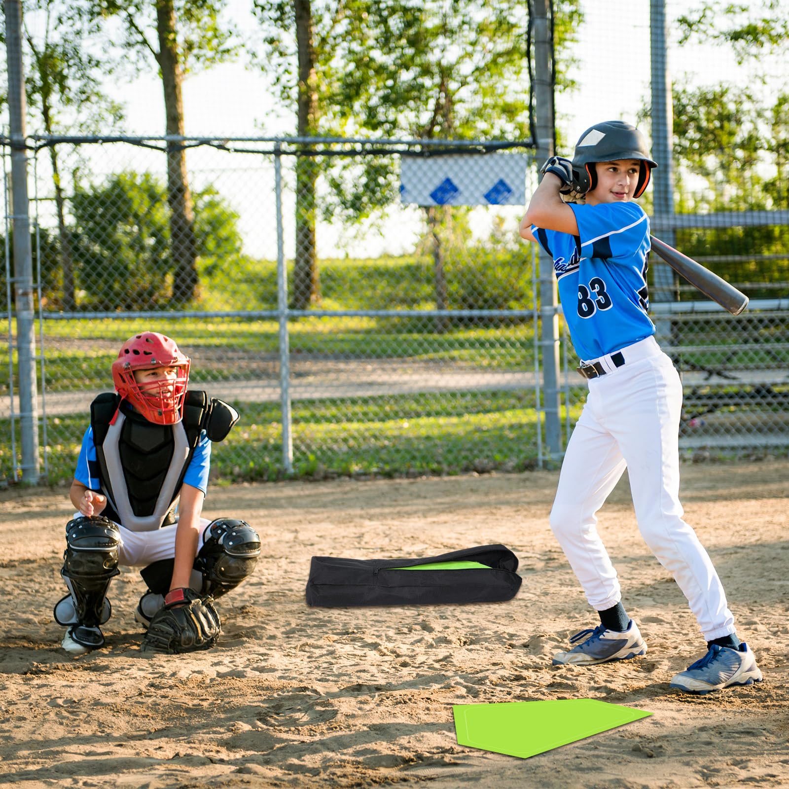 Hiboom 5 Pcs Baseball & Softball Base Set With Curacao 12 thumbnail image