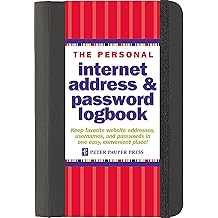 The Personal Internet Address & Password Log Book removable cover band for security Hardcover-spiral   1 Jun. 2010