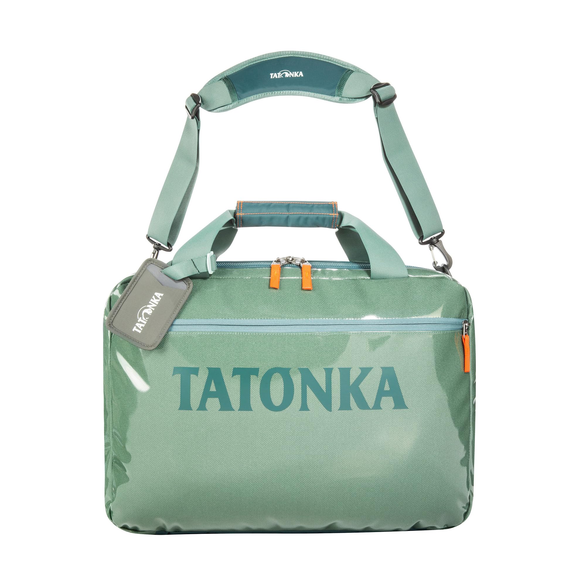 Tatonka Flight Barrel 35 l – wytrzymała torba podróżna z funkcją plecaka, odpowiednia do bagażu podręcznego samolotu, łącznie z paskiem na ramię, pojemność 35 litrów, Sage Green, 35 Liter, Torba