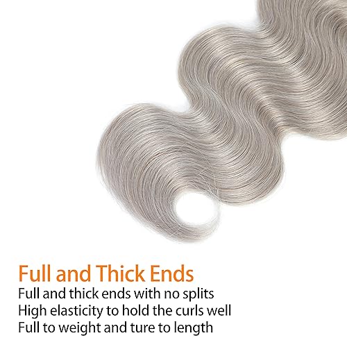 Miniatura 6 de Manojos de cabello humano ondulado (12 pulgadas, 1 unidad) extensiones de cabello humano brasileño 100% Remy, grado 9A, extensiones de cabello