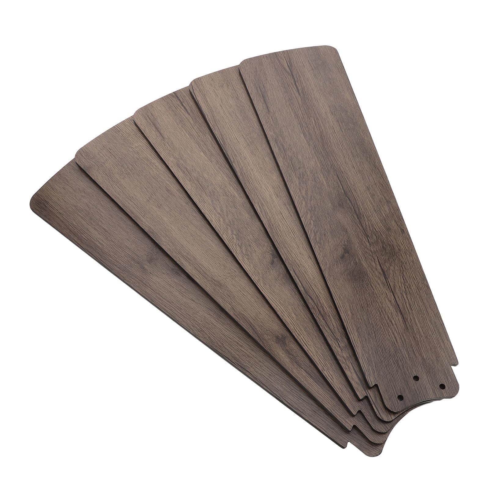 INOOMP 5 Piezas Aspas de Ventilador de Techo Veta de Madera, Doble Cara